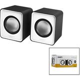 Mcreative Snopy Sn-66 Beyaz Usb 2.0 Multimedya 1+1 Hoparlör Speaker Set 6w
