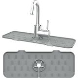 Mcreative Su Engelleyici Mutfak Banyo Lavabo Musluk Kenarı Silikon Mat Sıçrama Engelleme Matı