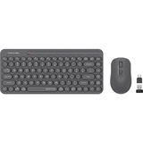 Mcreative Tech FG3200 Air2 2.4ghz Kablosuz Q Türkçe Fn-Multimedya Klavye + 2000DPI Optik Mouse Mini Set (Sessiz Ultra Ince Emoji Tuşlu ve Uyku Engelle Modlu)