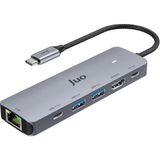 Mcreative Type-C 5gbps 100W 4K 60Hz HDMI Gigabit Ethernet Dönüştürücü USB 3.2 Çokayıcı Hub