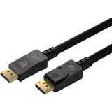 Mcreative Vesa Sertifikalı Displayport 2.1 Kablo - 16K 60HZ, 8k 120Hz, 8k 60Hz, 4K 240Hz (1.5 Metre)