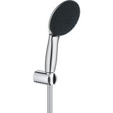 Mcreative Vitalio Start 110 El Duşu Seti, 110MM Yuvarlak 2 Akışlı (Yağmur&jet) El Duşu, Duş Başlığı Tutucu, 1750MM Duş Hortumu, Duş Başlığı Seti, Krom, 27950001