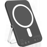 Mcreative X-Powermalus Manyetik Standlı Kablosuz 10.000MAH Powerbank (Siyah)