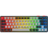 Mcreative Yoru Mini Pro 2.4ghz+Bt5.0+Type-C Bağlantı Red Switch Rgb Mekanik Gaming Oyuncu Klavye Q Tr Hot Swap