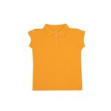 Mcrkids Polo Yaka Kısa Kol Kız Hardal Okul Tişörtü
