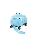 MÇS Abs Kasa Unisex Çocuk Valiz, V367, Mavi, Üniseks Çocuk
