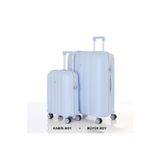 Mçs Bavul Büyük Ve Kabin 2Li Set Kırılmaz Silikon Valiz V305 Bebemavi