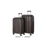 Mçs Bavul Büyük Ve Orta 2Li Set Silikon Valiz V305 Acıkahve