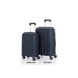Mçs Bavul Orta Ve Kabin 2Li Set Kırılmaz Silikon Valiz V305 Laci