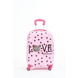 MÇS Love Kız Çocuk Valizi Pembe