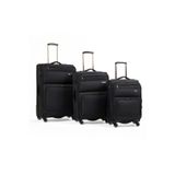 MÇS Lüx Kumaş 3'lü Valiz Set Siyah - V117