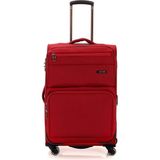 Mçs Lüx Kumaş Kabin Boy Valiz V117 - Bordo