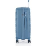 Mçs Polipropilen 2'li Valiz Seti Büyük & Kabin V376 - Sky Blue
