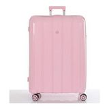MÇS Polipropilen Büyük Boy Valiz V305 75 cm Dayanıklı Malzeme ile Şık Tasarım - Pembe