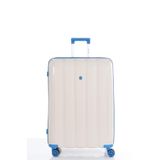 MÇS Polipropilen Valiz 75 Cm Kemik/Saks Mavi Büyük Boy, V305, Kemik/Saks Mavi, Üniseks Yetişkin