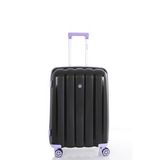 Mçs Polipropilen Valiz V305 65 cm - Siyah - Lila