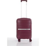 Mçs Polipropilen Valiz V366 55 cm - Mürdüm