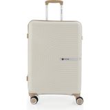 Mçs Polipropilen Valiz V374 65 cm - Beyaz - Gold