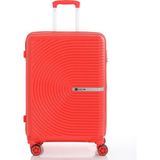 Mçs Polipropilen Valiz V374 65 cm - Kırmızı