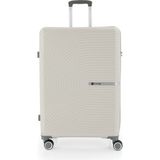 Mçs Polipropilen Valiz V374 75 cm - Beyaz - Gri