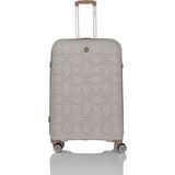 Mçs Polipropilen Valiz V376 75 cm - Beyaz - Gold