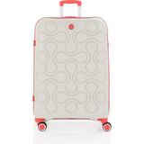 Mçs Polipropilen Valiz V376 75 cm - Kemik - Mercan