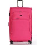 Mcs V085-B Pembe 85 cm Lüx Kumaş Battal Boy Valiz