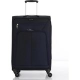 Mçs V116 Lüx Kumaş Orta Boy Valiz V116 - Lacivert