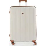 Mcs V305 75 cm Beyaz Kahve Polipropilen Valiz
