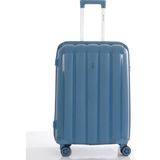 MÇS V305 Orta Boy Polipropilen Tekerlekli Valiz Bavul Seyahat Tatil Kırılmaz Süper Esnek - Blue