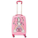 Mcs V307 Unicorn Baskı Pembe ABS Çocuk Valizi