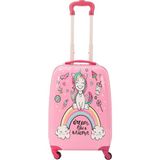 Mcs V307 Unicorn Baskı Pembe ABS Çocuk Valizi