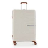 Mcs V374 75 cm Beyaz Kahve Polipropilen Valiz