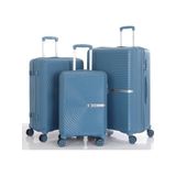 Mçs V374 Polipropilen Üçlü Valiz Seti Sky Blue