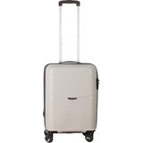 MÇS V379 Aura Y.üretim Pp Valiz 55 cm - Kemik - Acı Kahve