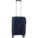 MÇS V379 Aura Y.üretim Pp Valiz 55 cm - Lacivert - Gri