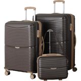 MÇS V379 AURA Y.ÜRETİM PP VALİZ 65 CM + 75 CM + MAKYAJ SET