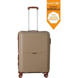 MÇS V379 Aura Y.üretim Pp Valiz 65 cm - Kahverengi - Kahve