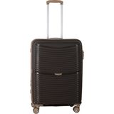 MÇS V379 Aura Y.üretim Pp Valiz 65 cm - Koyu Kahverengi