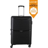 MÇS V379 Aura Y.üretim Pp Valiz 75 cm - 0 - Siyah