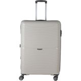 MÇS V379 Aura Y.üretim Pp Valiz 75 cm - Beyaz - Gri