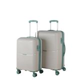 MÇS V379 PP Y.ÜRETİM PP VALİZ 55 CM + 65 CM SİYAH SET
