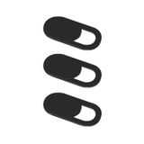 McStorey Kamera Kapatıcı 3'lü Set, Siyah Ultra İnce 0.7 mm Sürgülü Webcam Cover, Güçlü 3M Yapışkanlı Laptop Tablet Telefon MacBook iPad Uyumlu Kamera Gizlilik Kapağı
