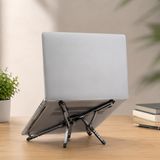 McStorey Katlanabilir Laptop Standı, Tablet ve Telefon Standı, 4'ü 1 Arada Çok Açılı Ayarlanabilir Notebook Sehpası, Selfie Stick Özellikli, Taşınabilir Masaüstü Standı, Gri