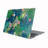 McStorey MacBook Air 13 İnç Kılıf A1369 A1466 Uyumlu Çiçek Desenli Hard Case Sert Koruyucu Kapak Printed Floral Laptop Kılıfı 2010-2017 Açık Yeşil