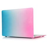 McStorey MacBook Air 13 İnç Kılıf A1369 A1466 Uyumlu Pembe Mavi Geçişli Hard Case Sert Koruyucu Kapak Gradient Ombre Laptop Case 2010-2017 Rainbow 01