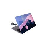 McStorey MacBook Air 13 İnç Kılıf A2337 M1 Uyumlu A1932 A2179 Sert Koruyucu Hard Case Desenli Mat Kapak Çizilme ve Darbe Koruma Pembe