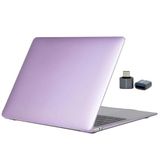 McStorey MacBook Air 13 İnç Kılıf Lila Kristal Parlak Şeffaf Desenli Koruyucu Sert Kapak A2337 M1 2020 A2179 2020 A1932 2018-2019 Uyumlu İnce Hafif Laptop Kılıfı