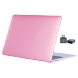McStorey MacBook Air 13 İnç Kılıf Şeker Pembe Düz Desenli Koruyucu Sert Kapak A2337 M1 2020 ve A2179 2020 A1932 2018-2019 Uyumlu İnce Hafif Dizüstü Bilgisayar Kılıfı