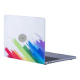 McStorey MacBook Air 13 inç Kılıf Uyumlu A1466 A1369 İnce Hafif Sert Kapak Renkli Desen Darbe Çizilme Koruma Hard Case Beyaz